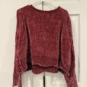 Altar'd State Rose Chenille Sweater